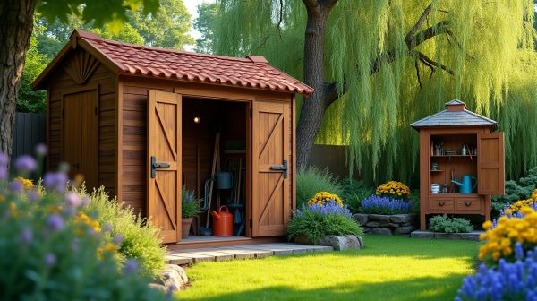 Optimisez votre rangement extérieur avec une armoire de jardin